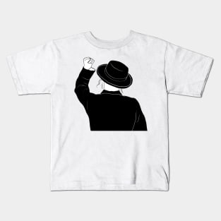 Orthodox jew with the fist Kids T-Shirt